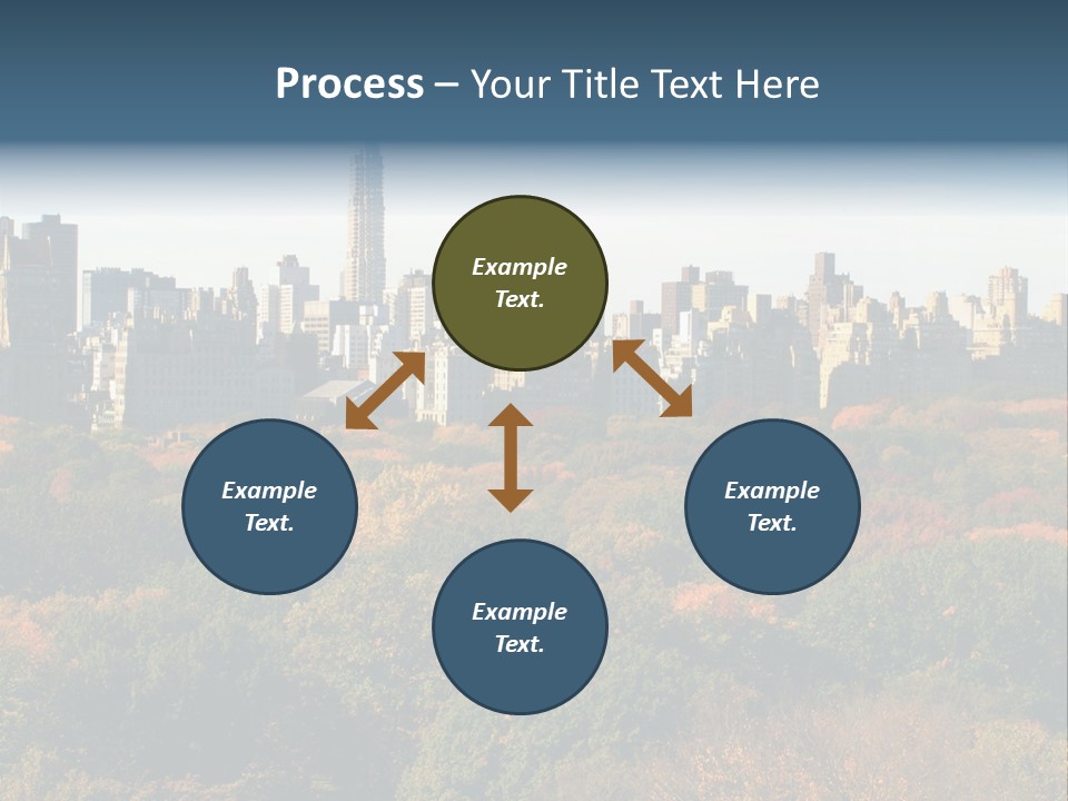 Central Thin Usa PowerPoint Template