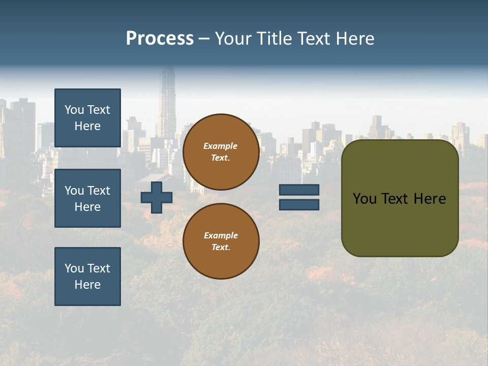Central Thin Usa PowerPoint Template