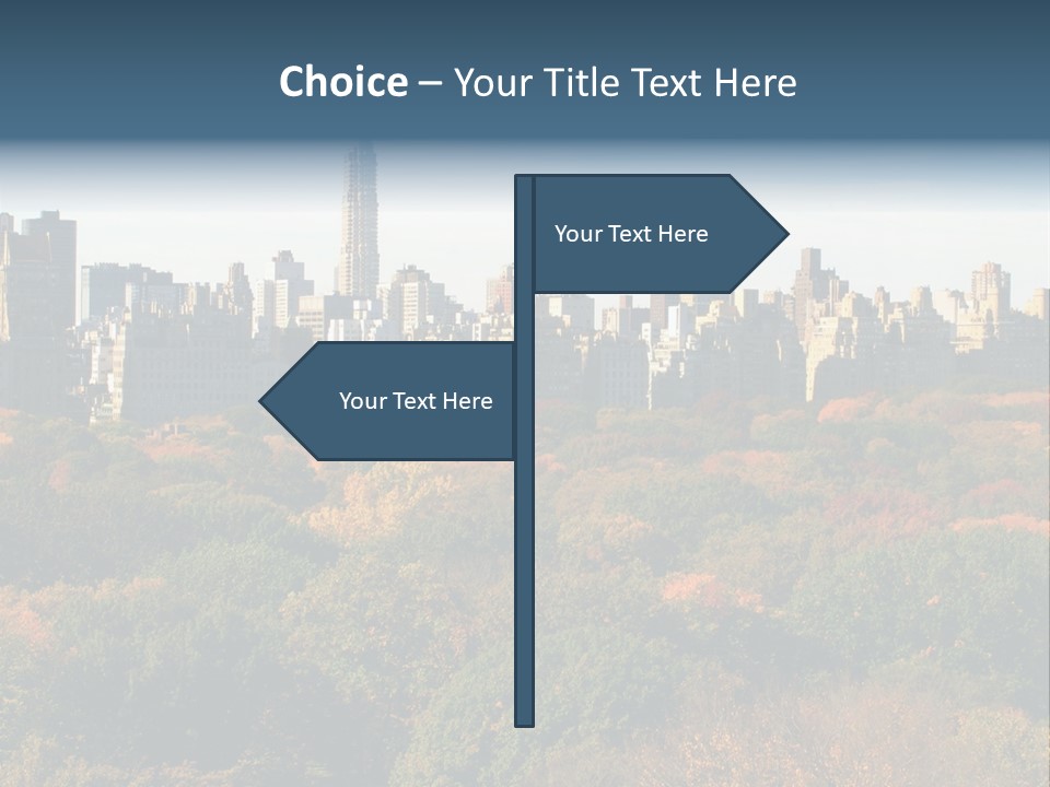 Central Thin Usa PowerPoint Template