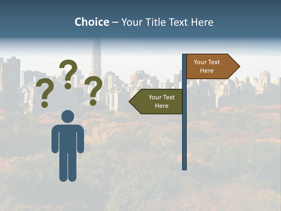 Central Thin Usa PowerPoint Template