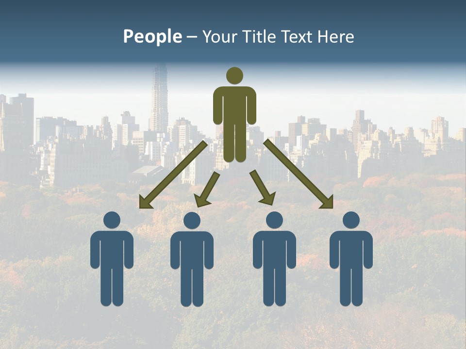 Central Thin Usa PowerPoint Template