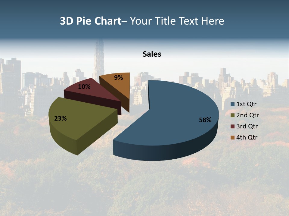 Central Thin Usa PowerPoint Template