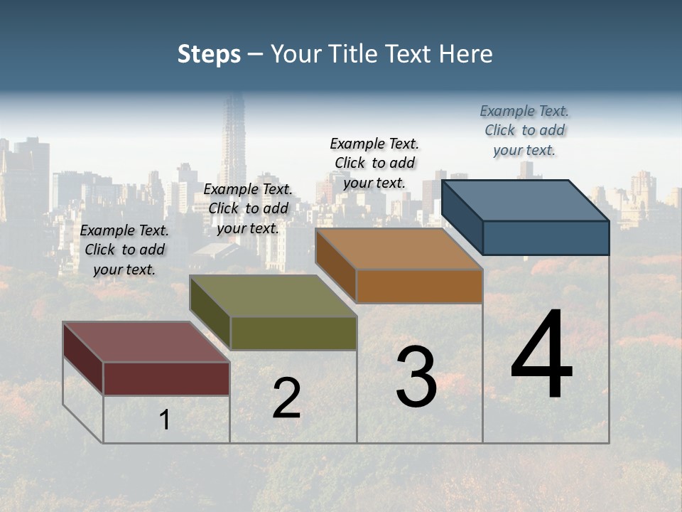 Central Thin Usa PowerPoint Template