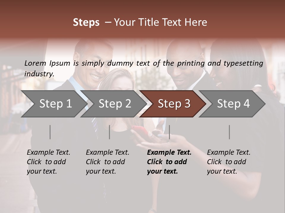 Share Business Setting PowerPoint Template