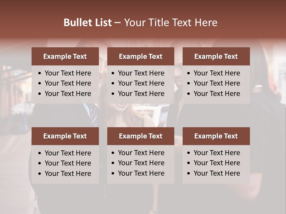 Share Business Setting PowerPoint Template