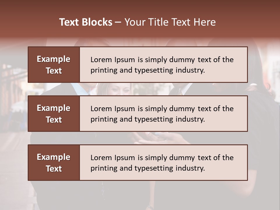 Share Business Setting PowerPoint Template