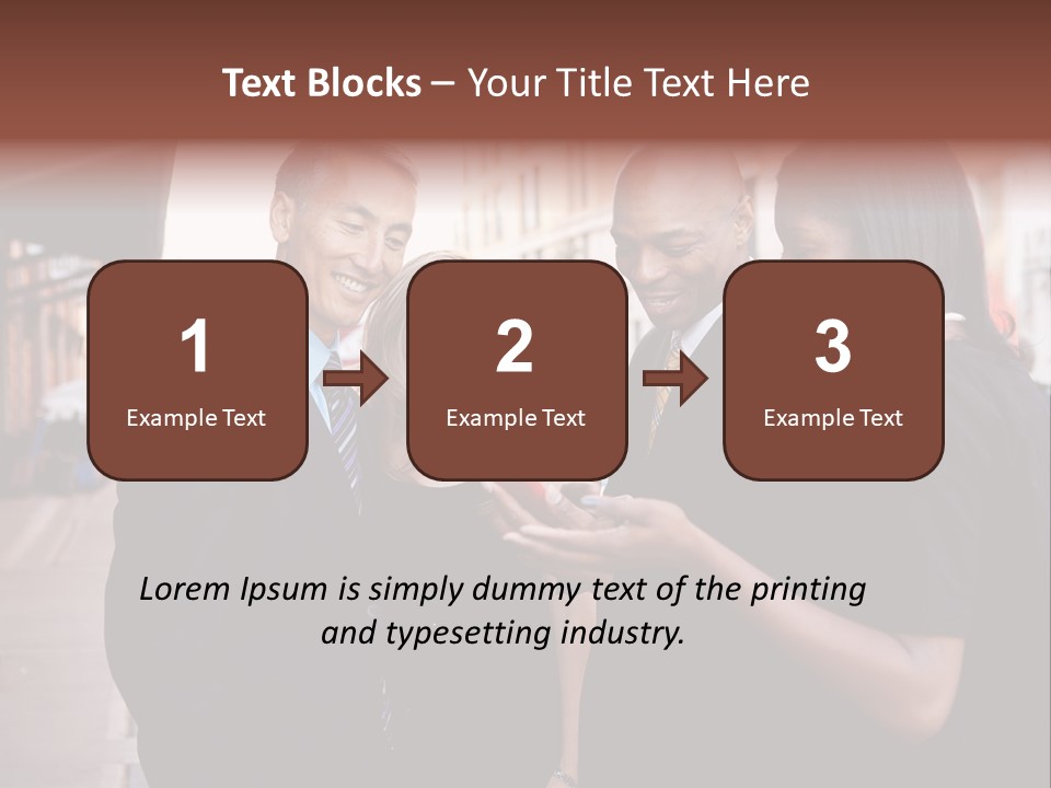 Share Business Setting PowerPoint Template