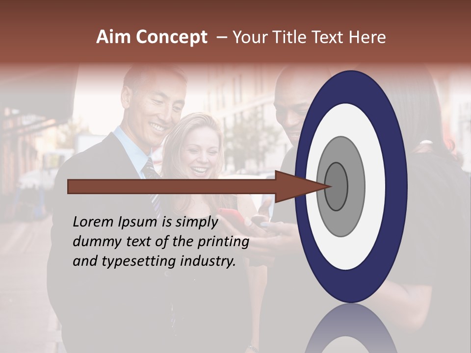 Share Business Setting PowerPoint Template