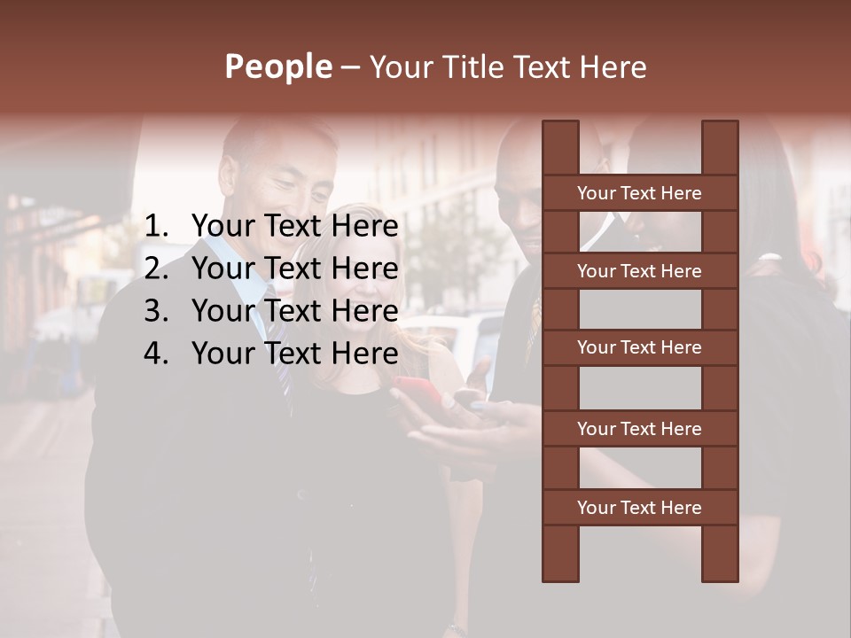 Share Business Setting PowerPoint Template