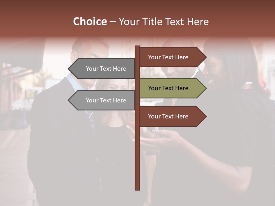 Share Business Setting PowerPoint Template