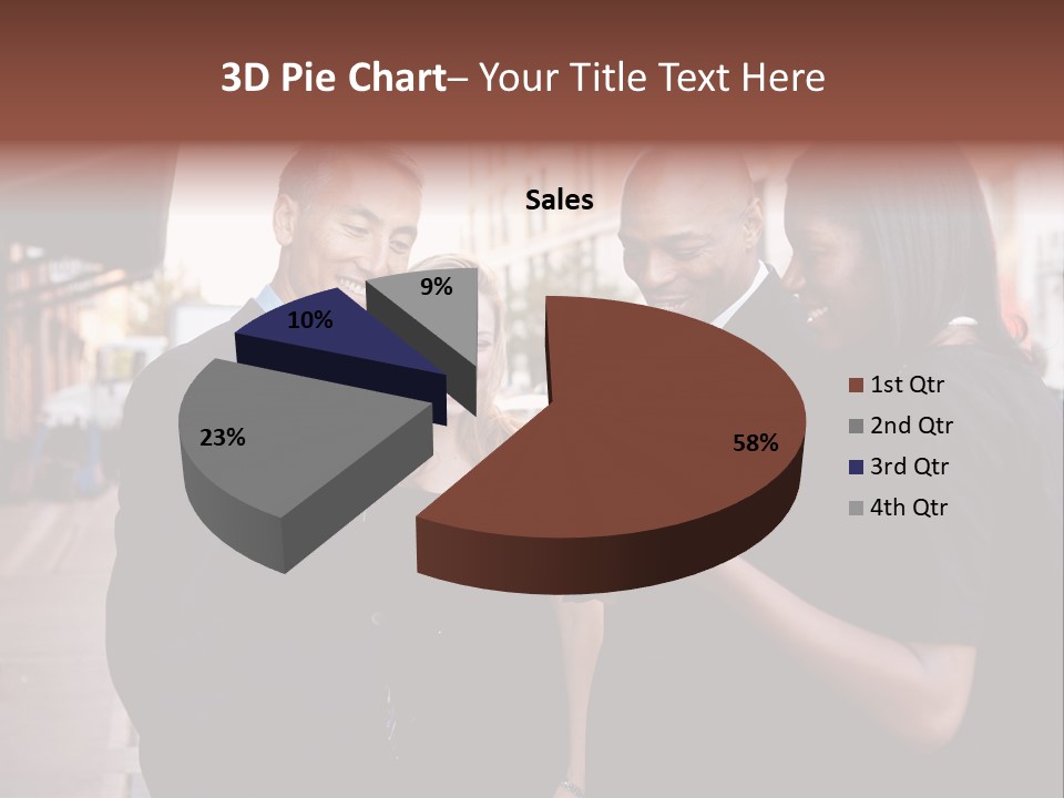 Share Business Setting PowerPoint Template