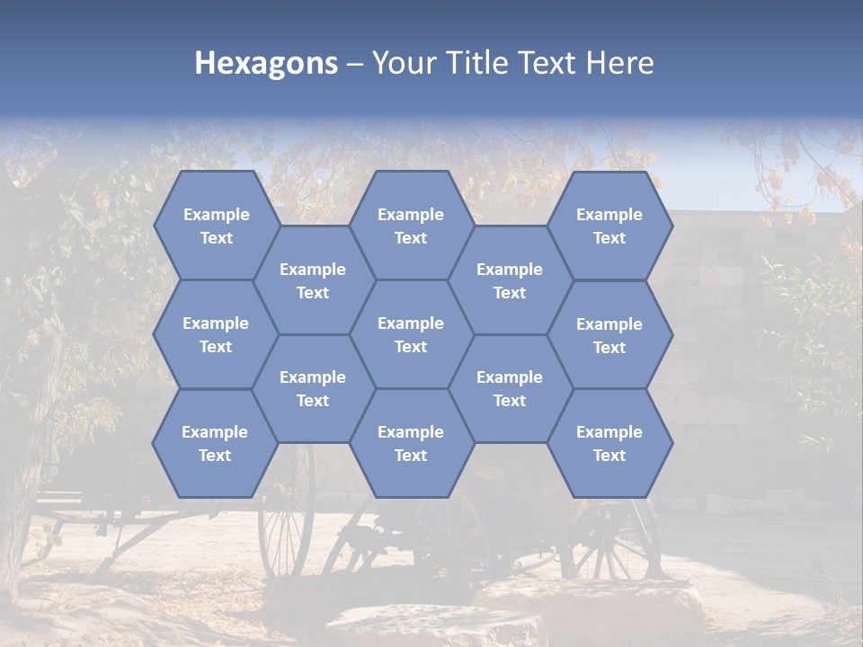 Pastoral Courtyard Turkey PowerPoint Template