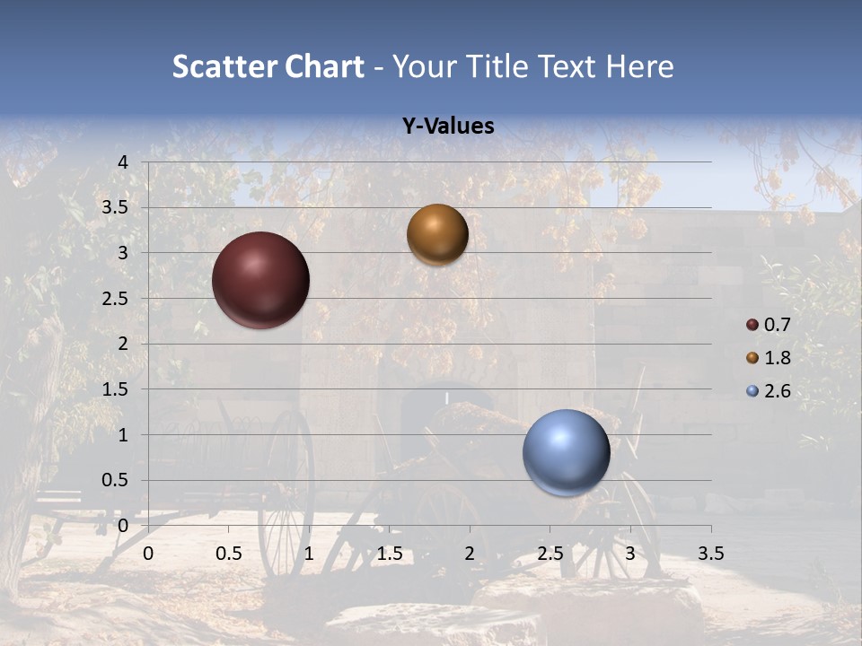 Pastoral Courtyard Turkey PowerPoint Template