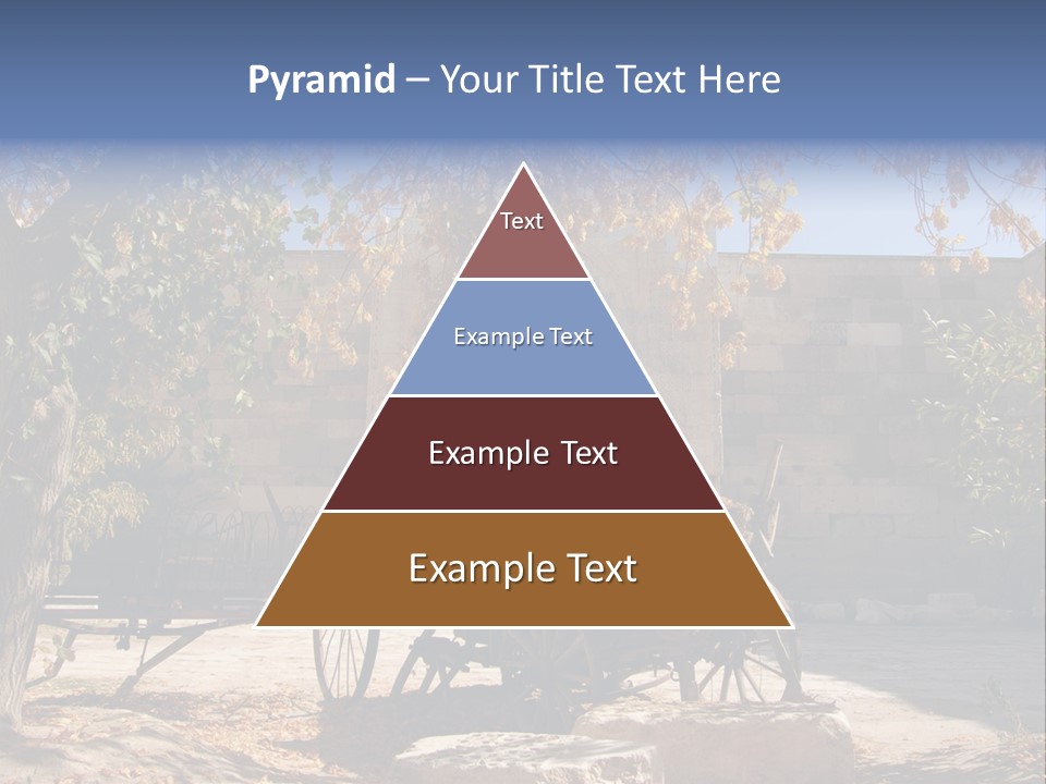 Pastoral Courtyard Turkey PowerPoint Template