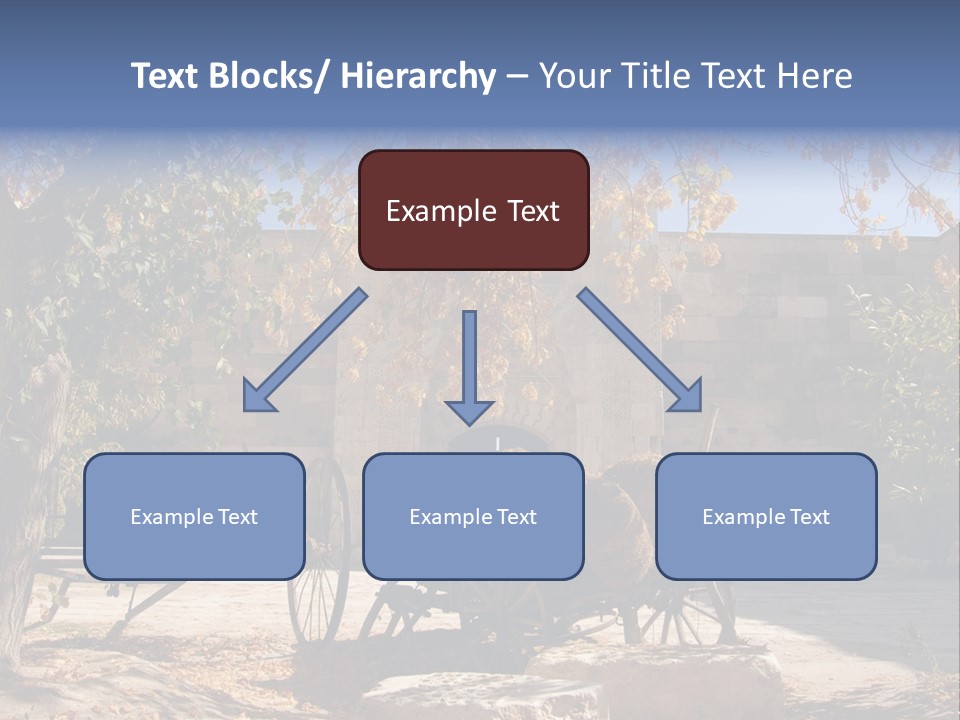 Pastoral Courtyard Turkey PowerPoint Template