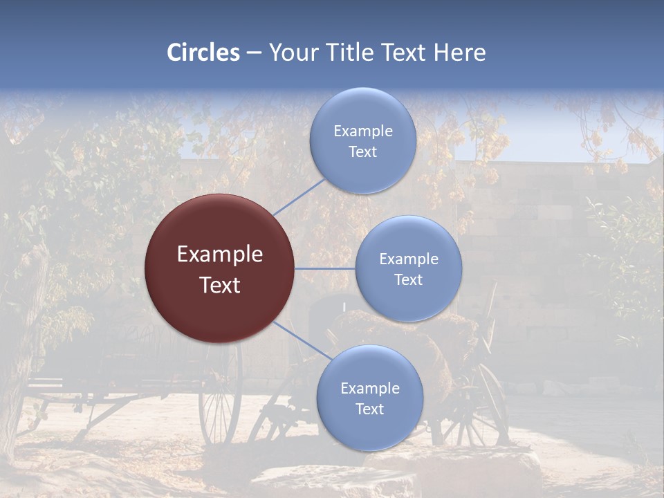 Pastoral Courtyard Turkey PowerPoint Template