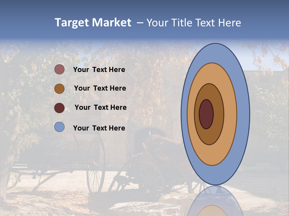 Pastoral Courtyard Turkey PowerPoint Template