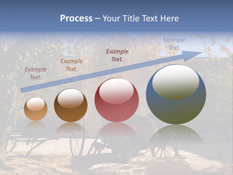 Pastoral Courtyard Turkey PowerPoint Template