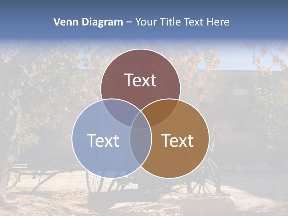 Pastoral Courtyard Turkey PowerPoint Template