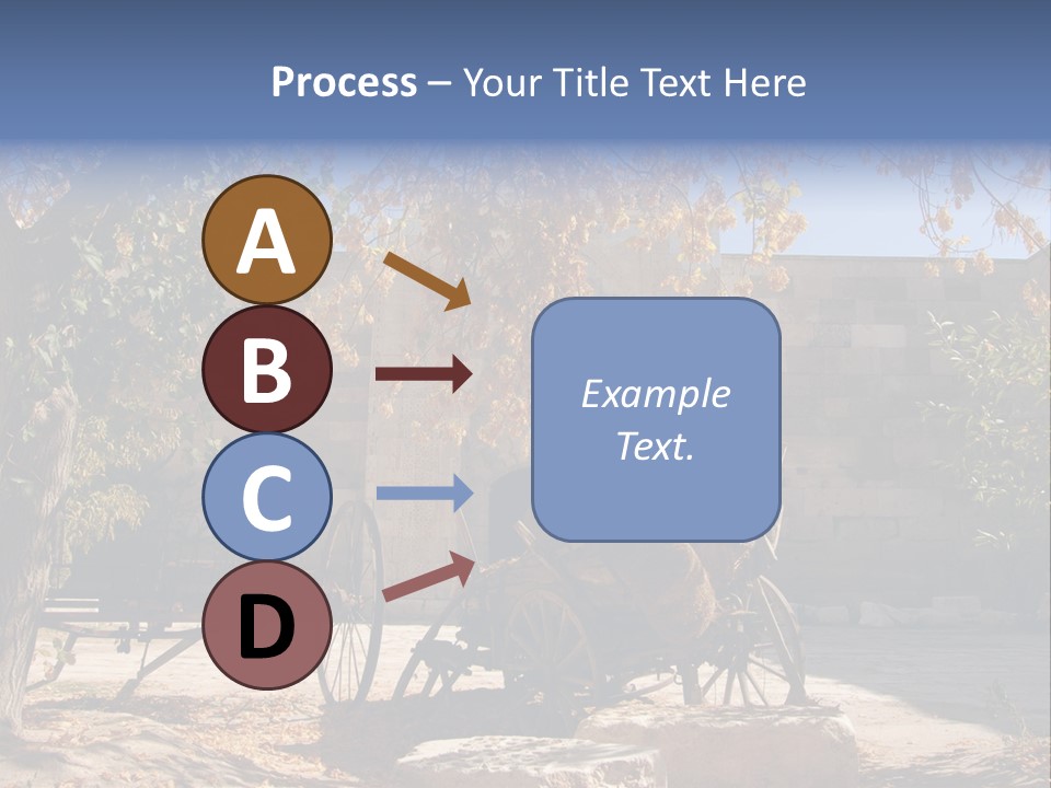 Pastoral Courtyard Turkey PowerPoint Template
