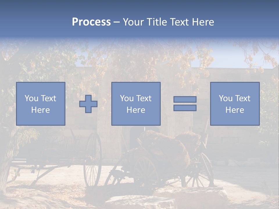 Pastoral Courtyard Turkey PowerPoint Template
