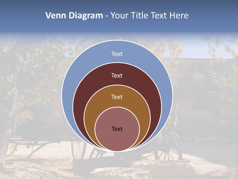 Pastoral Courtyard Turkey PowerPoint Template