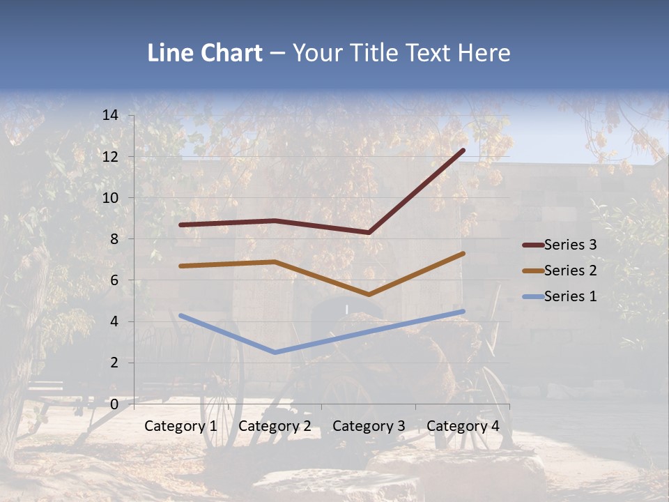 Pastoral Courtyard Turkey PowerPoint Template