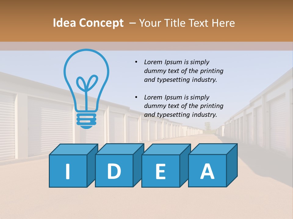 Safe Pack Architecture PowerPoint Template