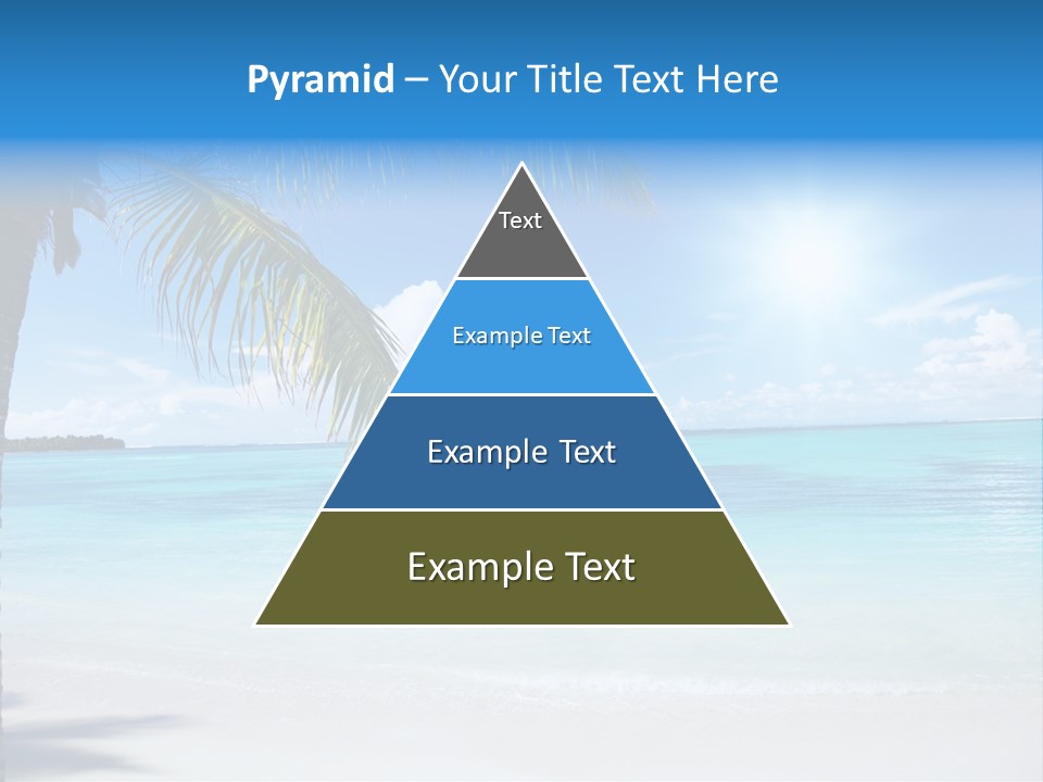 Nature Leaf Blue PowerPoint Template