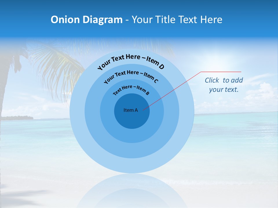 Nature Leaf Blue PowerPoint Template