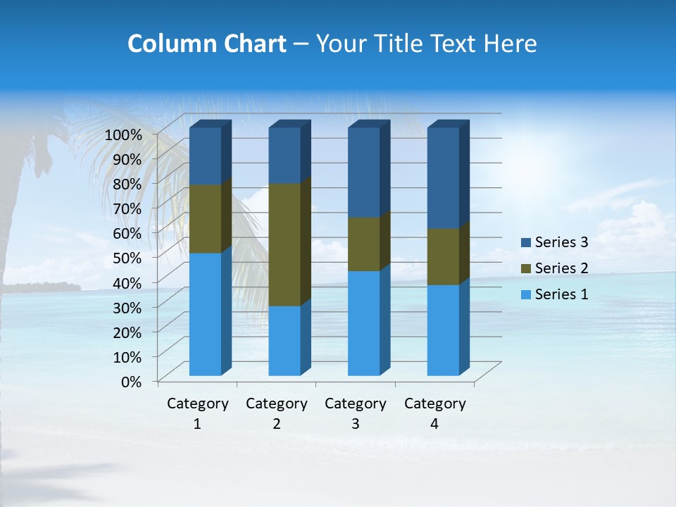 Nature Leaf Blue PowerPoint Template