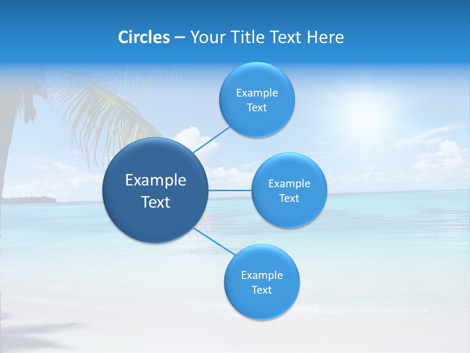 Nature Leaf Blue PowerPoint Template