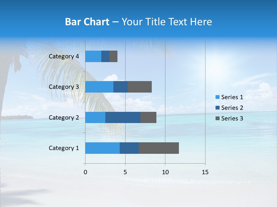 Nature Leaf Blue PowerPoint Template