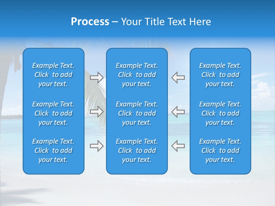 Nature Leaf Blue PowerPoint Template