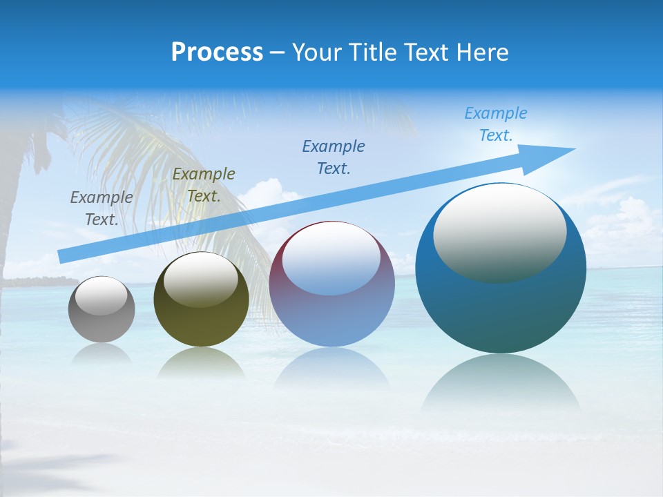 Nature Leaf Blue PowerPoint Template