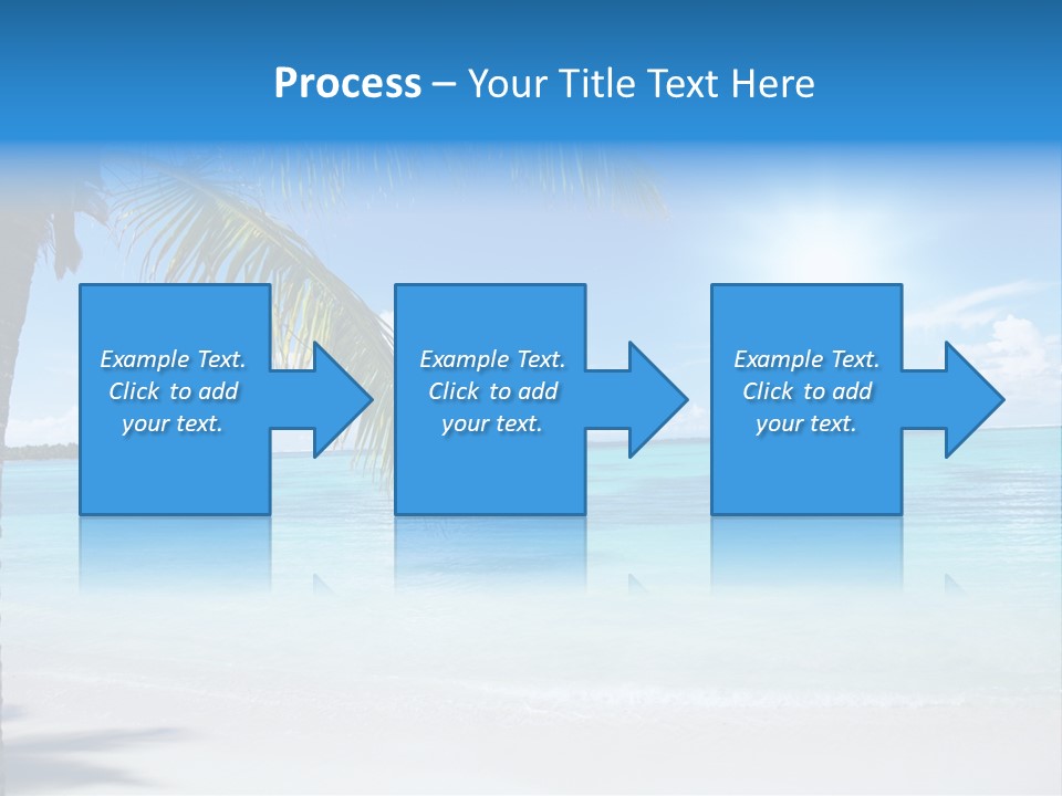 Nature Leaf Blue PowerPoint Template