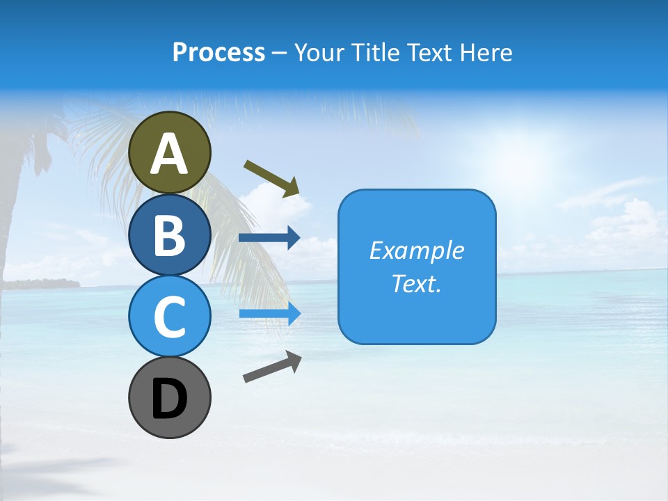 Nature Leaf Blue PowerPoint Template