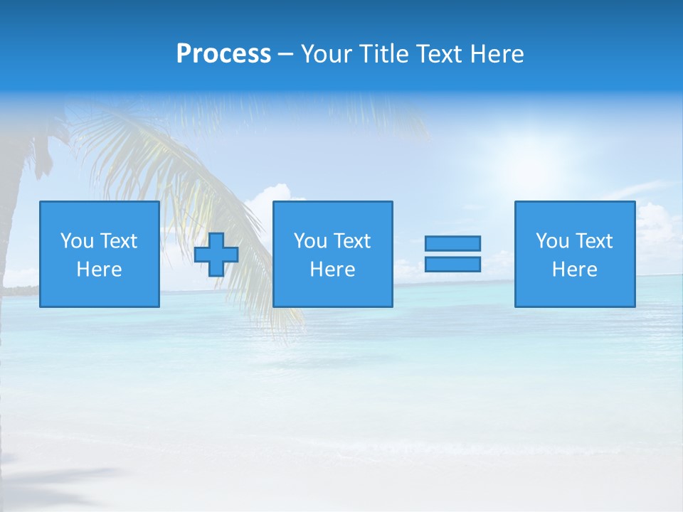 Nature Leaf Blue PowerPoint Template
