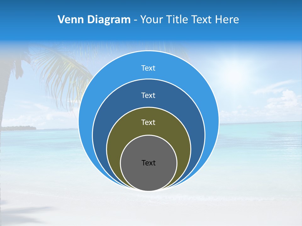 Nature Leaf Blue PowerPoint Template