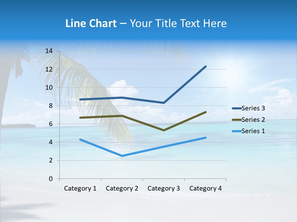 Nature Leaf Blue PowerPoint Template
