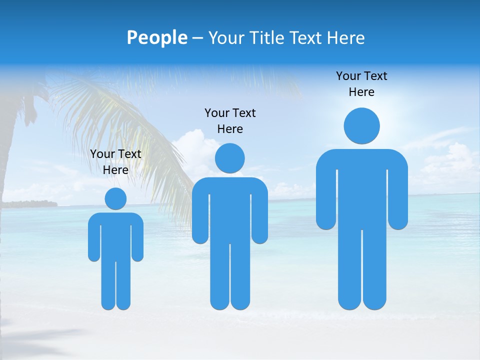 Nature Leaf Blue PowerPoint Template