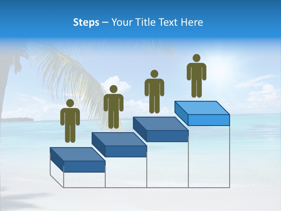 Nature Leaf Blue PowerPoint Template