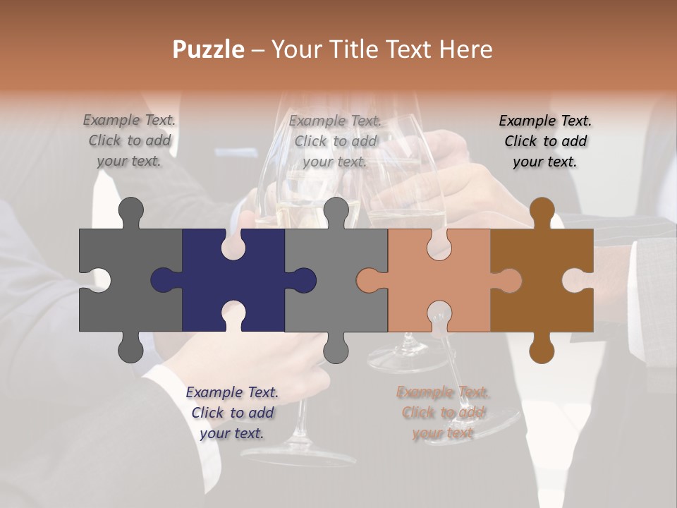 Cheerful People Alcohol PowerPoint Template