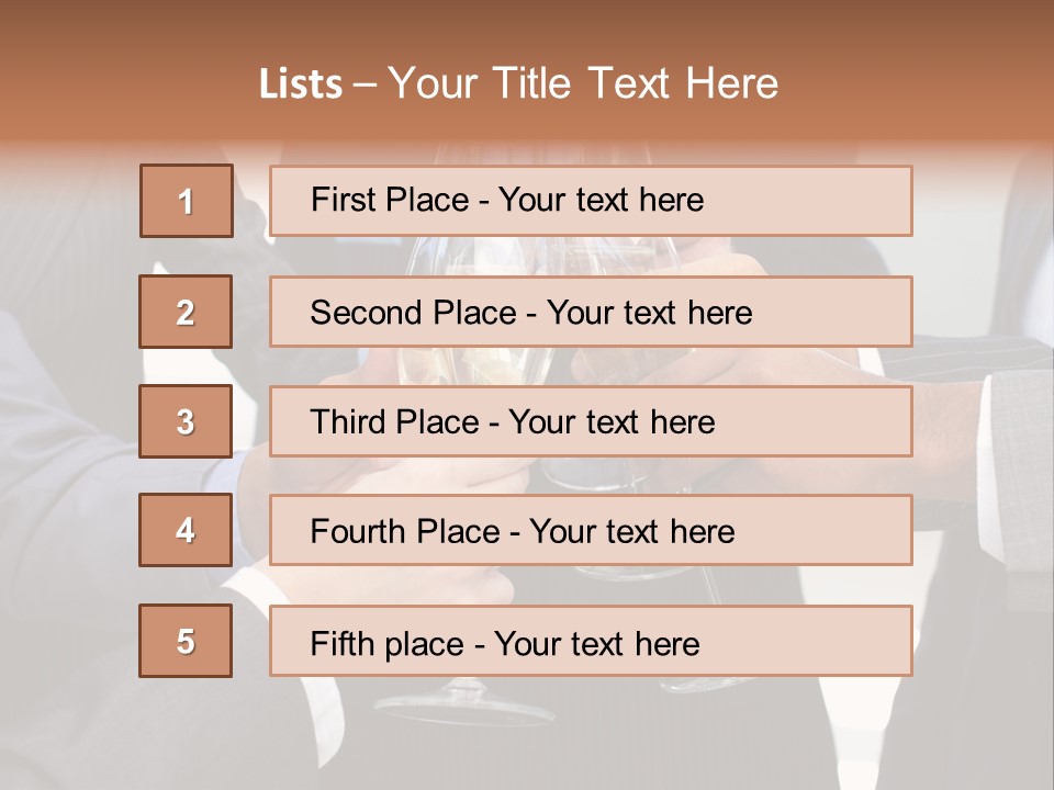 Cheerful People Alcohol PowerPoint Template