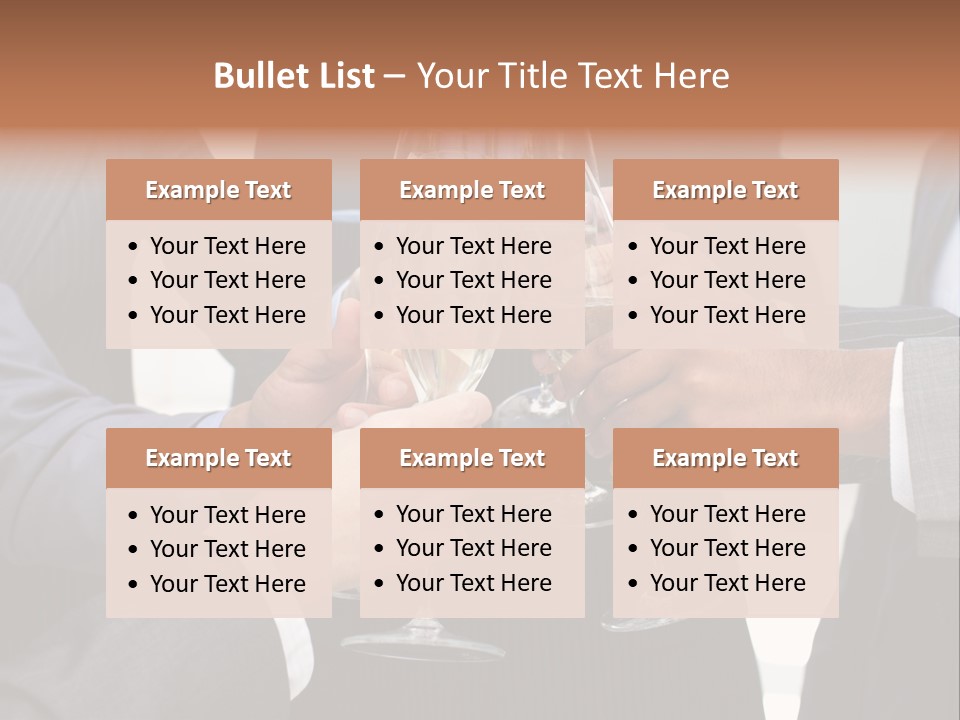 Cheerful People Alcohol PowerPoint Template