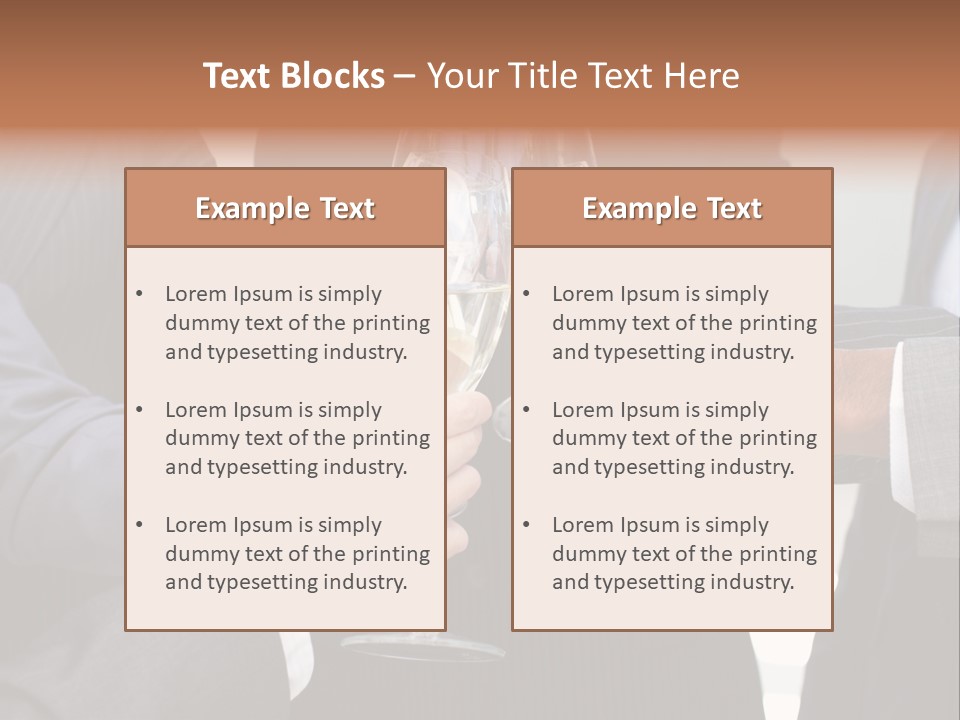 Cheerful People Alcohol PowerPoint Template