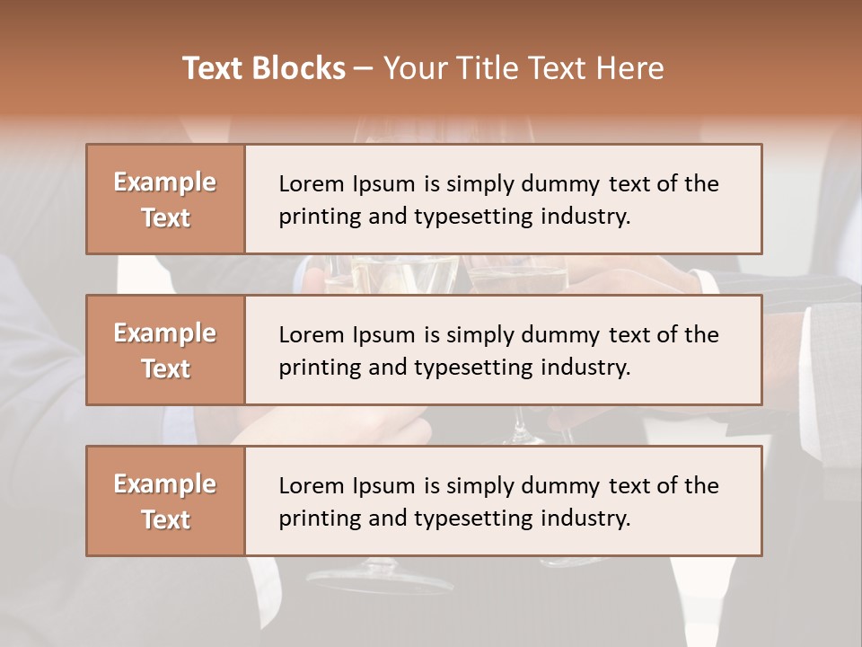 Cheerful People Alcohol PowerPoint Template