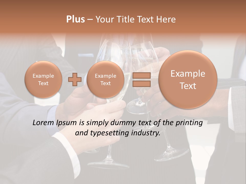 Cheerful People Alcohol PowerPoint Template