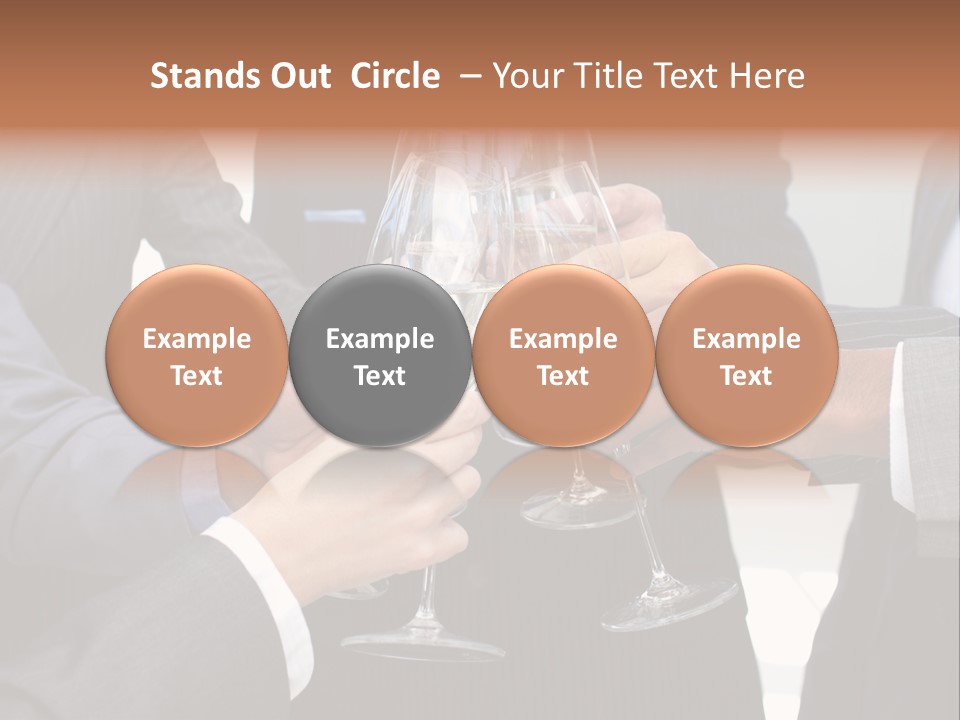 Cheerful People Alcohol PowerPoint Template