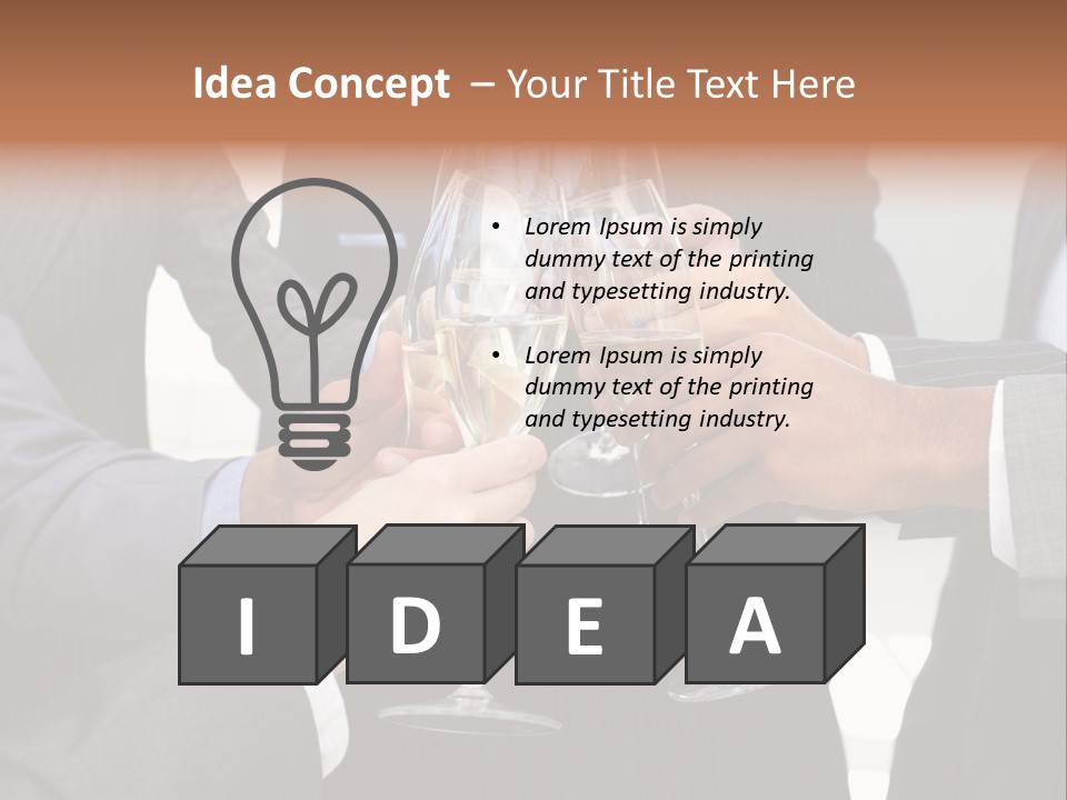 Cheerful People Alcohol PowerPoint Template